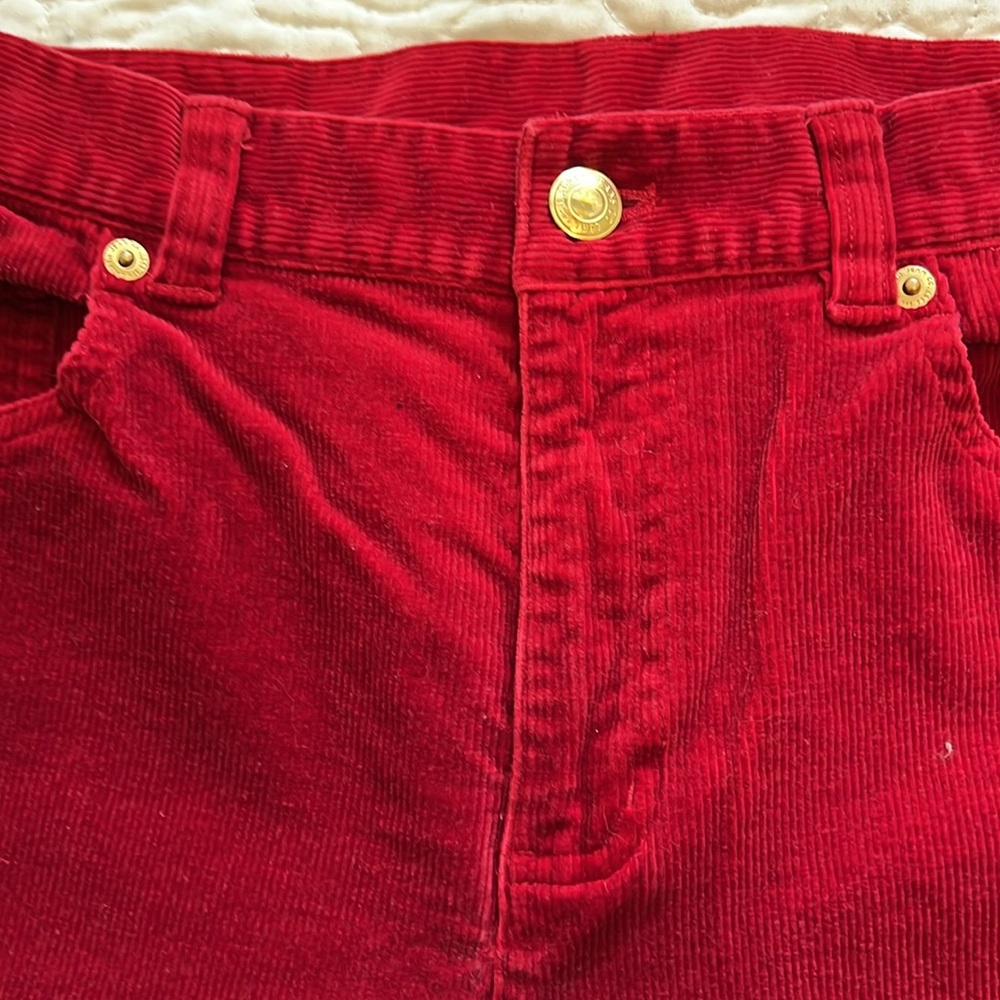 Lauren Ralph Lauren red corderoy - Picture 4 of 11